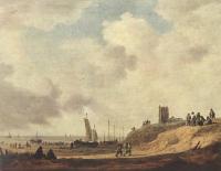 Goyen, Jan van - Seashore at Scheveningen